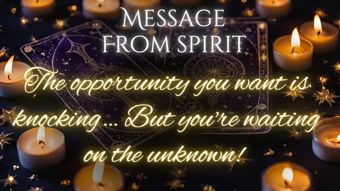 The opportunity you want is knocking, but you might be waiting on the unknown [Exclusive]